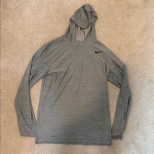 Nike Gray Dri-FIT Pullover- Small